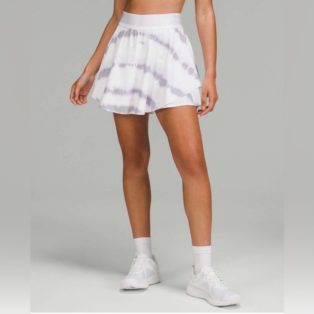 Lululemon Court Rival High-Rise Skirt *Long Transverse Lilac Multi size 4